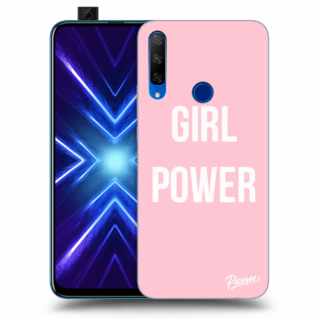 Picasee silikonový černý obal pro Honor 9X - Girl power