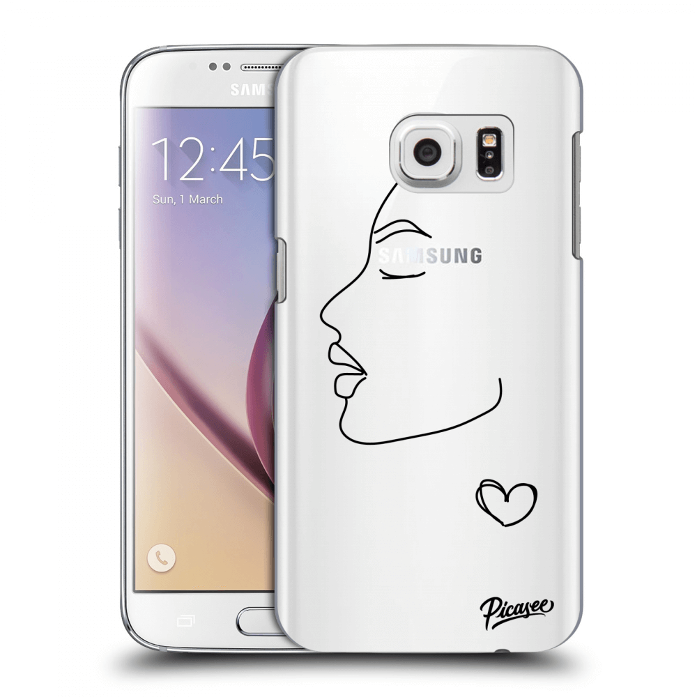 Picasee silikonový průhledný obal pro Samsung Galaxy S7 G930F - Couple girl