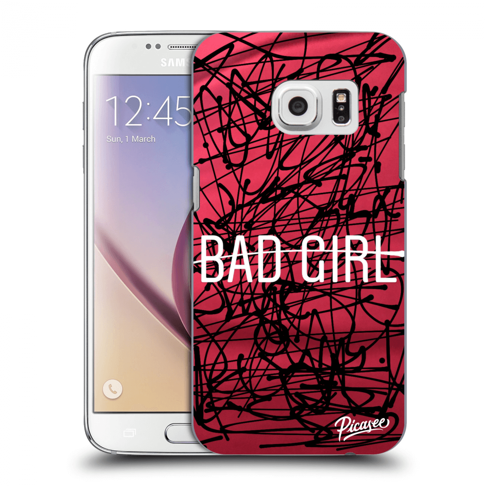 Picasee silikonový průhledný obal pro Samsung Galaxy S7 G930F - Bad girl
