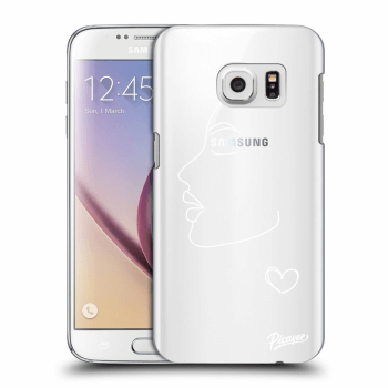 Picasee silikonový průhledný obal pro Samsung Galaxy S7 G930F - Couple girl White