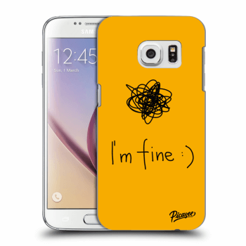 Picasee silikonový průhledný obal pro Samsung Galaxy S7 G930F - I am fine