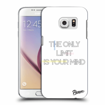 Picasee silikonový průhledný obal pro Samsung Galaxy S7 G930F - The only limit is your mind