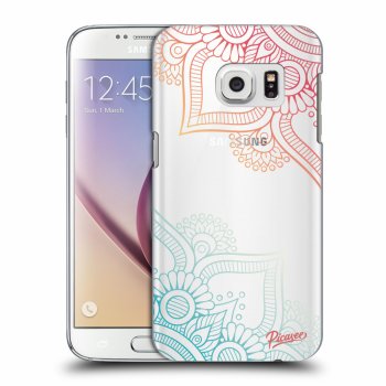 Picasee silikonový průhledný obal pro Samsung Galaxy S7 G930F - Flowers pattern
