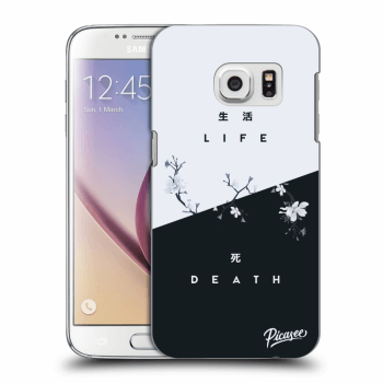 Picasee silikonový průhledný obal pro Samsung Galaxy S7 G930F - Life - Death