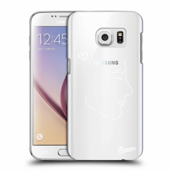 Picasee silikonový průhledný obal pro Samsung Galaxy S7 G930F - Couple boy White