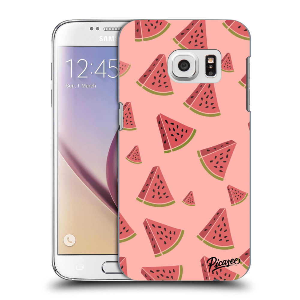 Picasee silikonový průhledný obal pro Samsung Galaxy S7 G930F - Watermelon