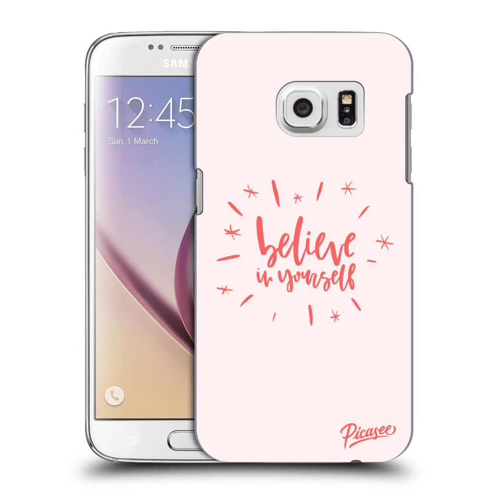 Picasee silikonový průhledný obal pro Samsung Galaxy S7 G930F - Believe in yourself