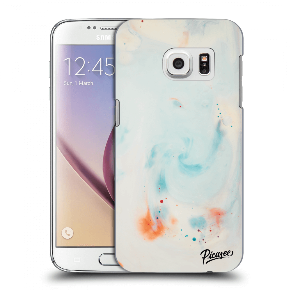 Picasee silikonový průhledný obal pro Samsung Galaxy S7 G930F - Splash