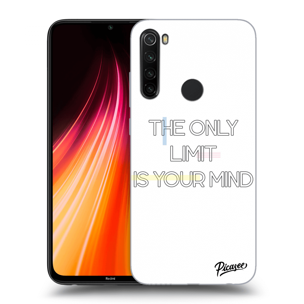 Picasee silikonový průhledný obal pro Xiaomi Redmi Note 8T - The only limit is your mind