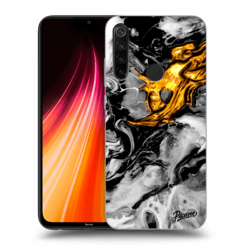 Obal pro Xiaomi Redmi Note 8T - Black Gold 2