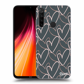Picasee silikonový průhledný obal pro Xiaomi Redmi Note 8T - Lots of love