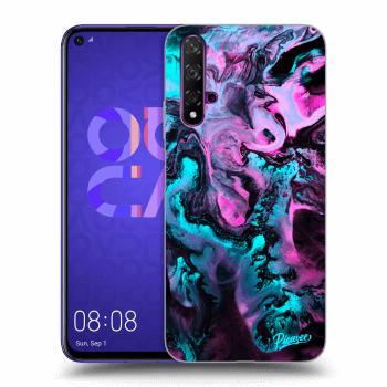 Picasee silikonový černý obal pro Huawei Nova 5T - Lean