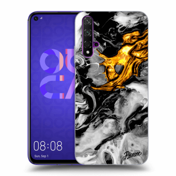 Obal pro Huawei Nova 5T - Black Gold 2