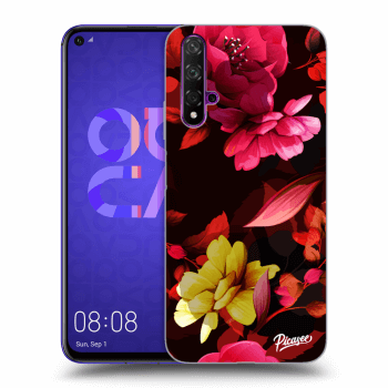 Obal pro Huawei Nova 5T - Dark Peonny