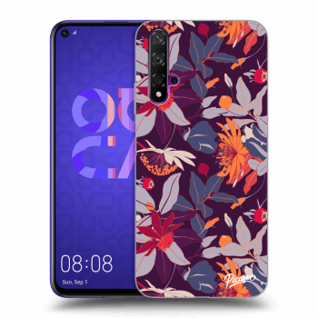 Obal pro Huawei Nova 5T - Purple Leaf
