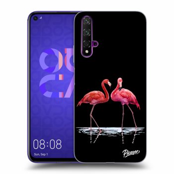Obal pro Huawei Nova 5T - Flamingos couple