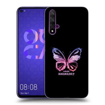Obal pro Huawei Nova 5T - Diamanty Purple