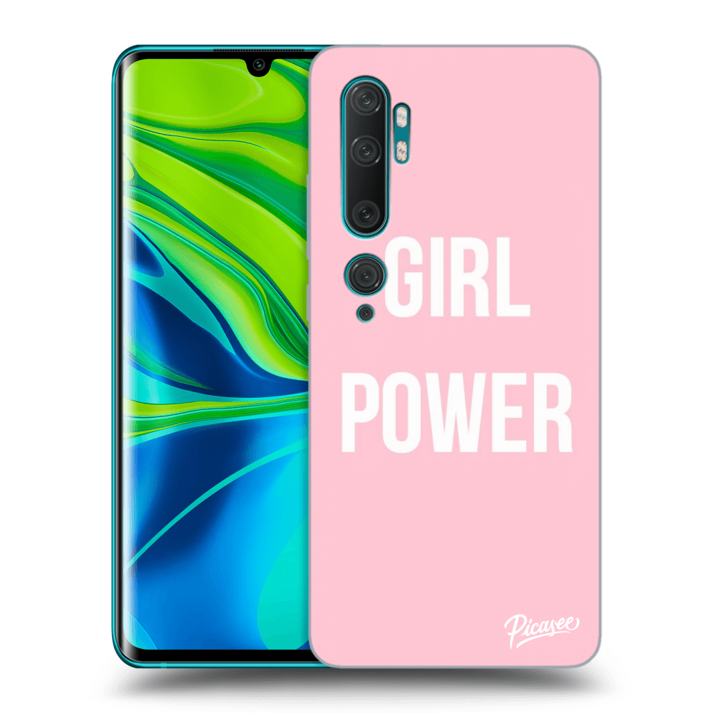 Picasee silikonový průhledný obal pro Xiaomi Mi Note 10 (Pro) - Girl power