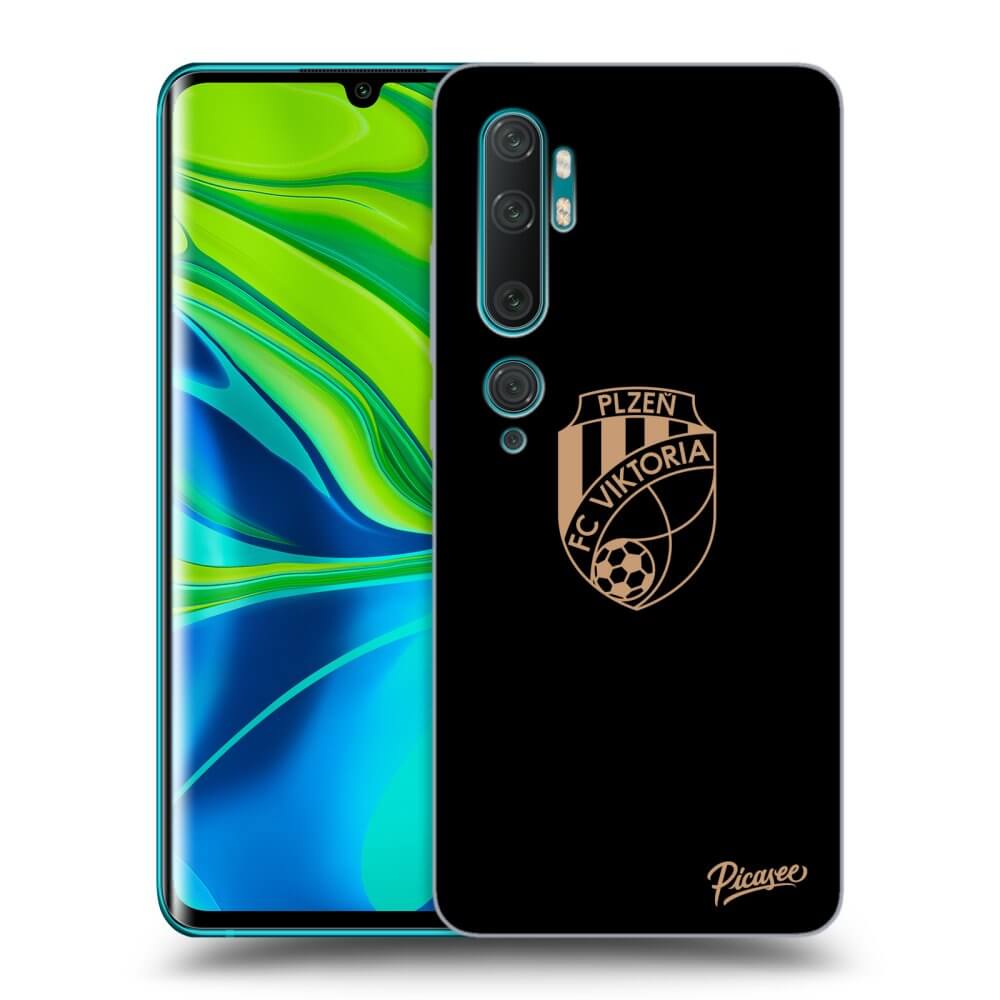 Picasee silikonový černý obal pro Xiaomi Mi Note 10 (Pro) - FC Viktoria Plzeň I