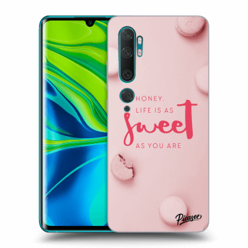Picasee silikonový průhledný obal pro Xiaomi Mi Note 10 (Pro) - Life is as sweet as you are