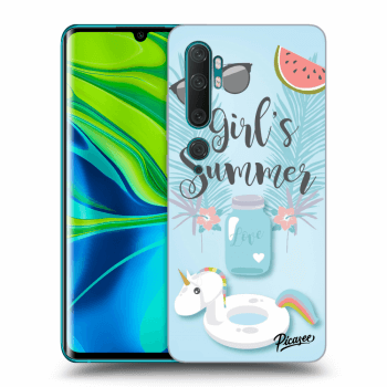 Picasee silikonový průhledný obal pro Xiaomi Mi Note 10 (Pro) - Girls Summer