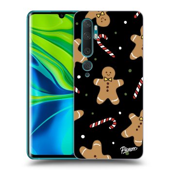 Picasee silikonový černý obal pro Xiaomi Mi Note 10 (Pro) - Gingerbread