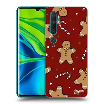 Picasee silikonový černý obal pro Xiaomi Mi Note 10 (Pro) - Gingerbread 2
