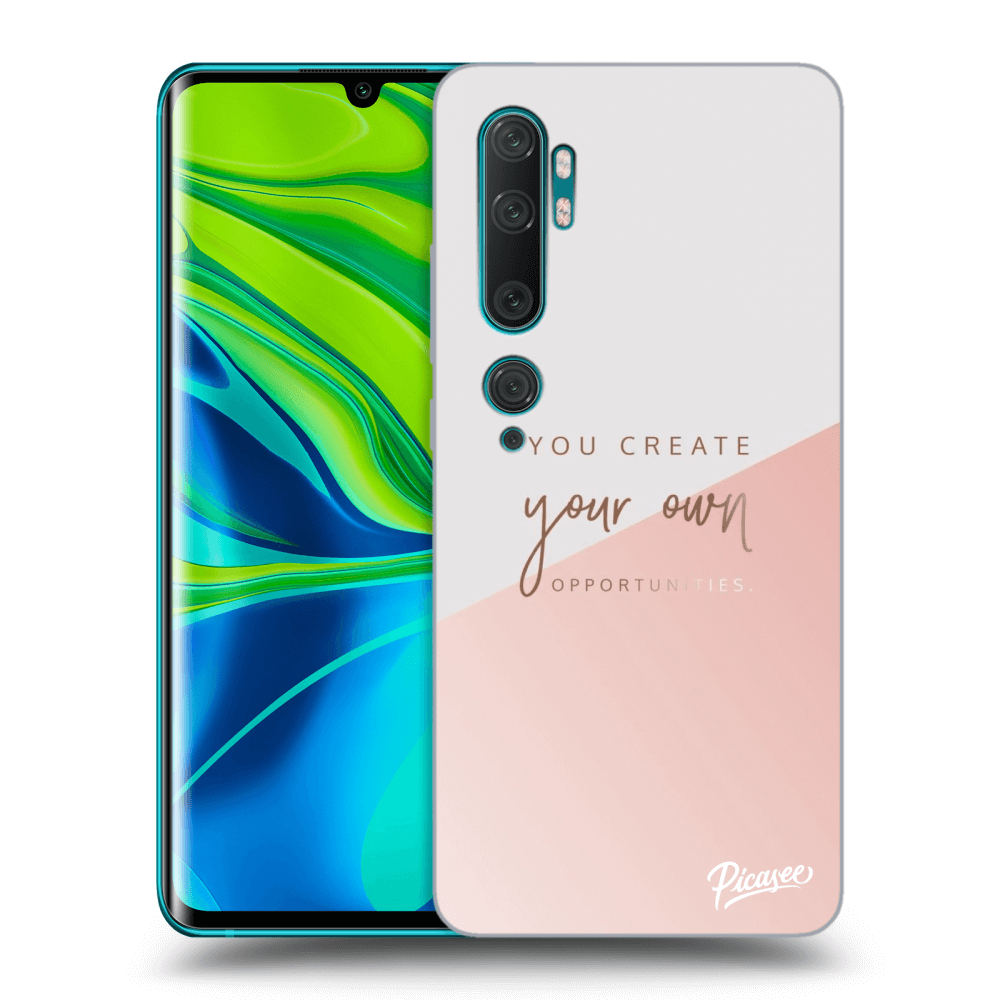 Picasee silikonový průhledný obal pro Xiaomi Mi Note 10 (Pro) - You create your own opportunities