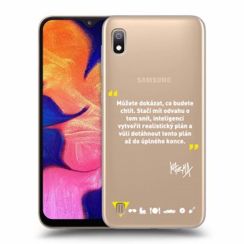 Obal pro Samsung Galaxy A10 A105F - Kazma - MŮŽETE DOKÁZAT, CO BUDETE CHTÍT