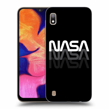 Picasee silikonový černý obal pro Samsung Galaxy A10 A105F - NASA Triple