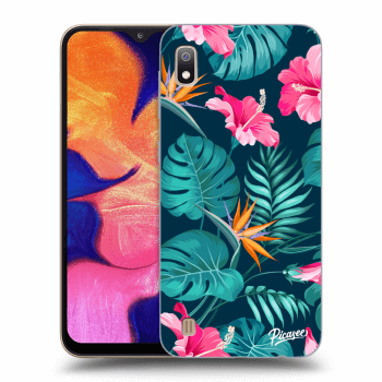 Obal pro Samsung Galaxy A10 A105F - Pink Monstera