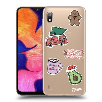 Obal pro Samsung Galaxy A10 A105F - Christmas Stickers