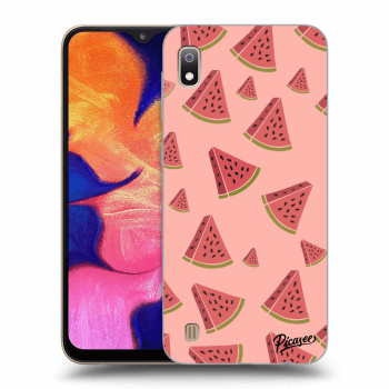 Picasee silikonový černý obal pro Samsung Galaxy A10 A105F - Watermelon