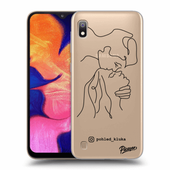 Picasee silikonový průhledný obal pro Samsung Galaxy A10 A105F - Forehead kiss