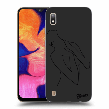 Picasee silikonový černý obal pro Samsung Galaxy A10 A105F - Sensual girl