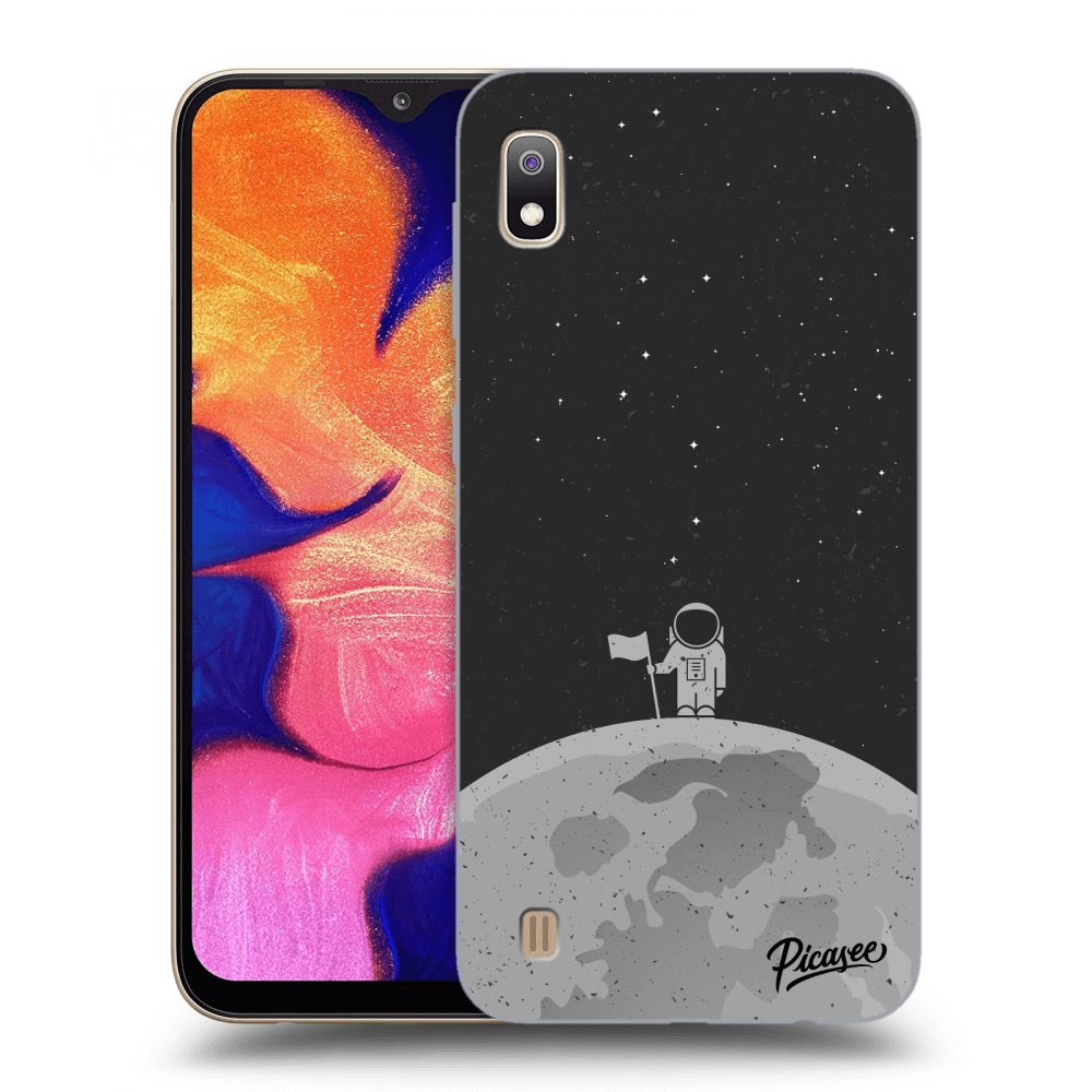 Picasee silikonový černý obal pro Samsung Galaxy A10 A105F - Astronaut