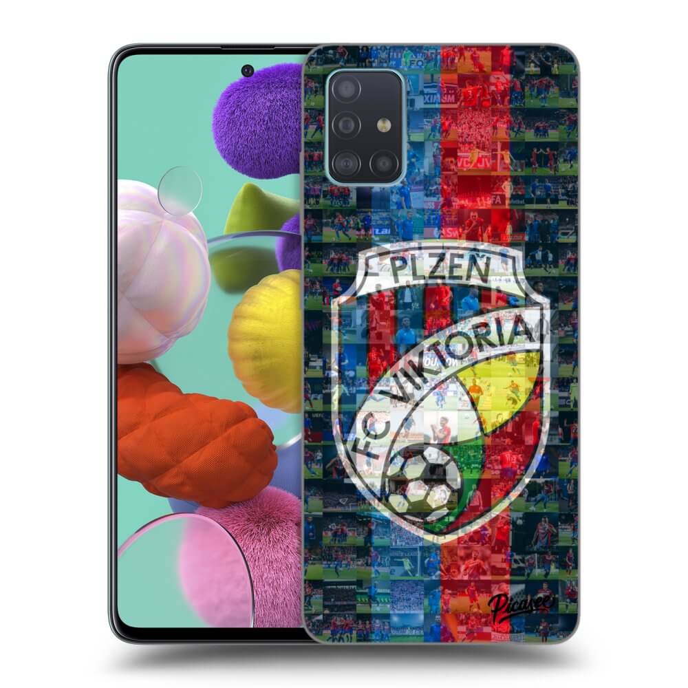 Picasee silikonový černý obal pro Samsung Galaxy A51 A515F - FC Viktoria Plzeň A