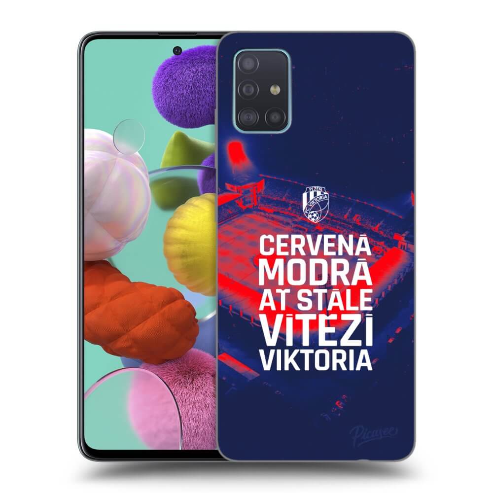 Picasee silikonový průhledný obal pro Samsung Galaxy A51 A515F - FC Viktoria Plzeň E