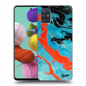 Picasee ULTIMATE CASE pro Samsung Galaxy A51 A515F - Blue Magma