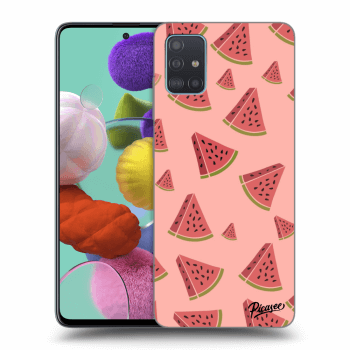 Picasee silikonový průhledný obal pro Samsung Galaxy A51 A515F - Watermelon