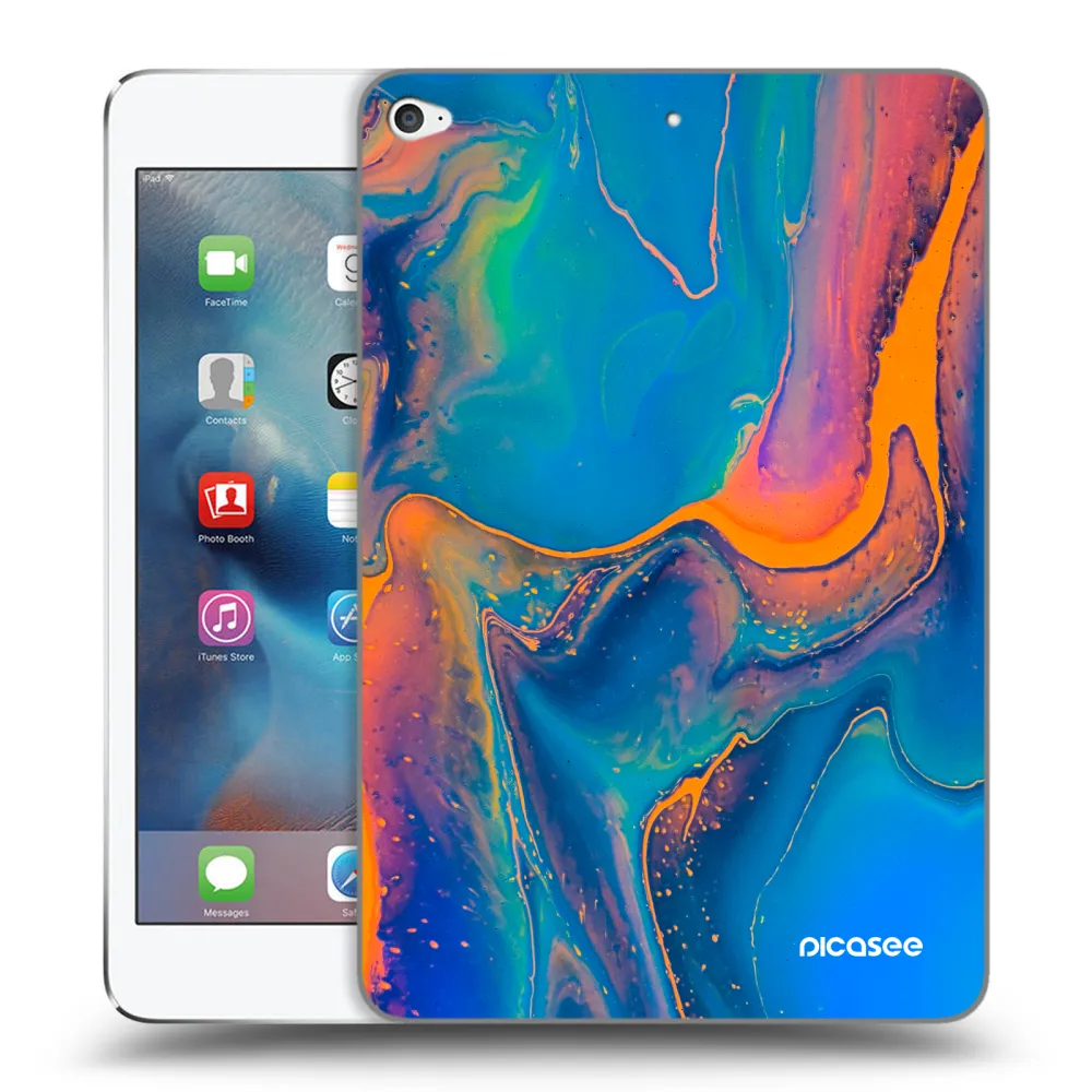 Picasee silikonový průhledný obal pro Apple iPad mini 4 - Rainbow