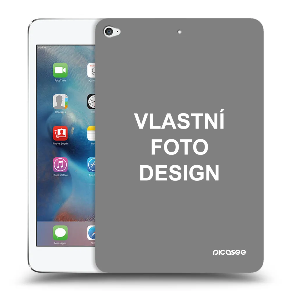 Silikonový průhledný obal pro Apple iPad mini 4 - Vlastní fotka/motiv