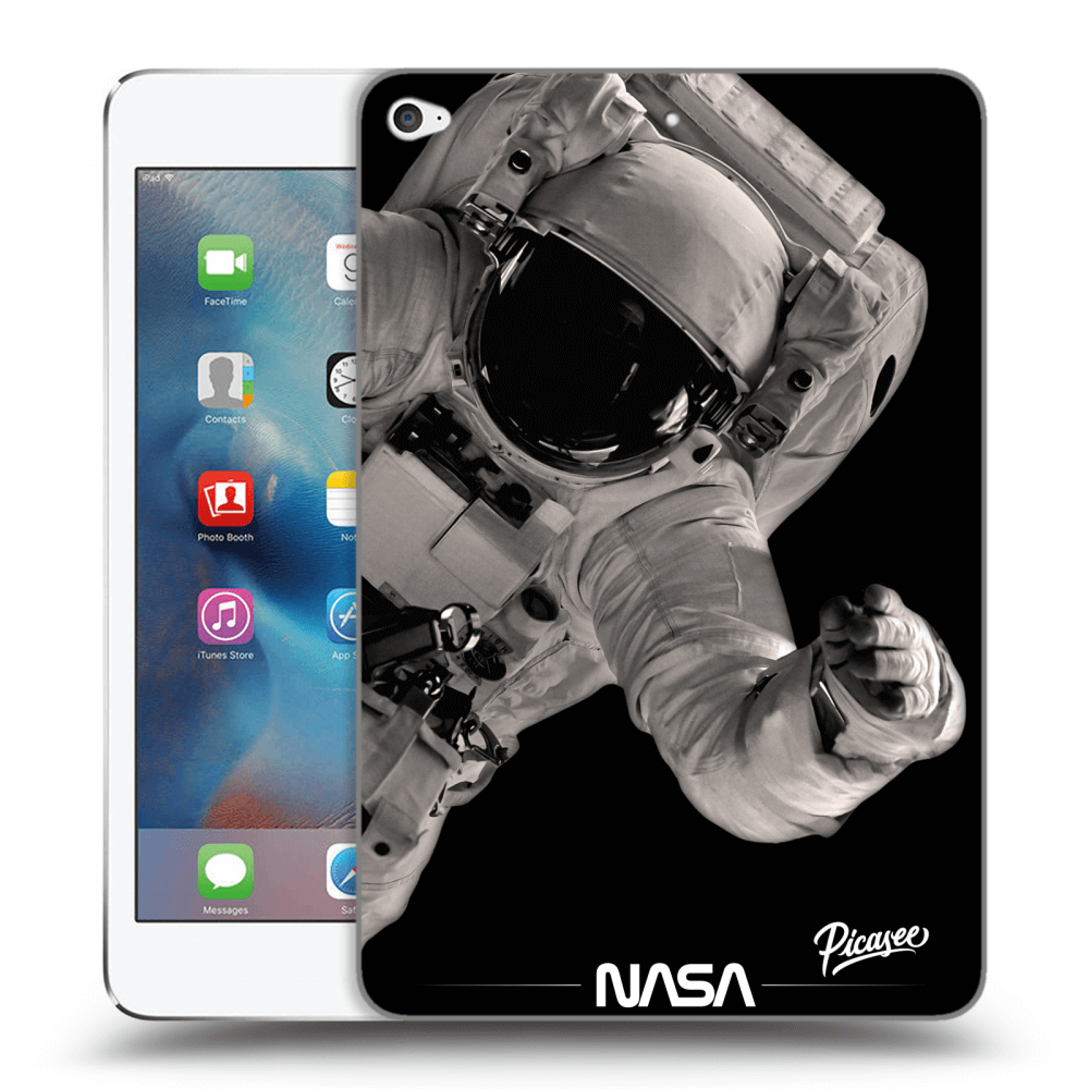 Picasee silikonový černý obal pro Apple iPad mini 4 - Astronaut Big