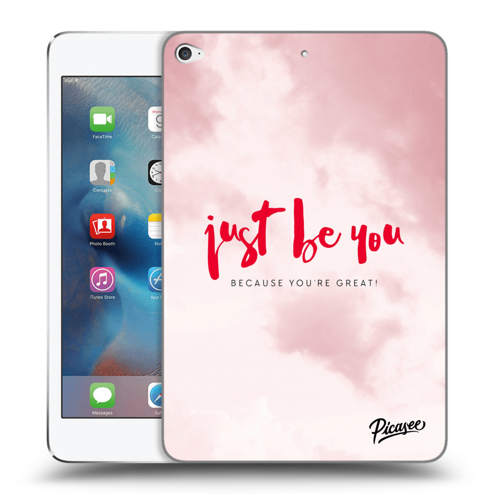Picasee silikonový černý obal pro Apple iPad mini 4 - Just be you