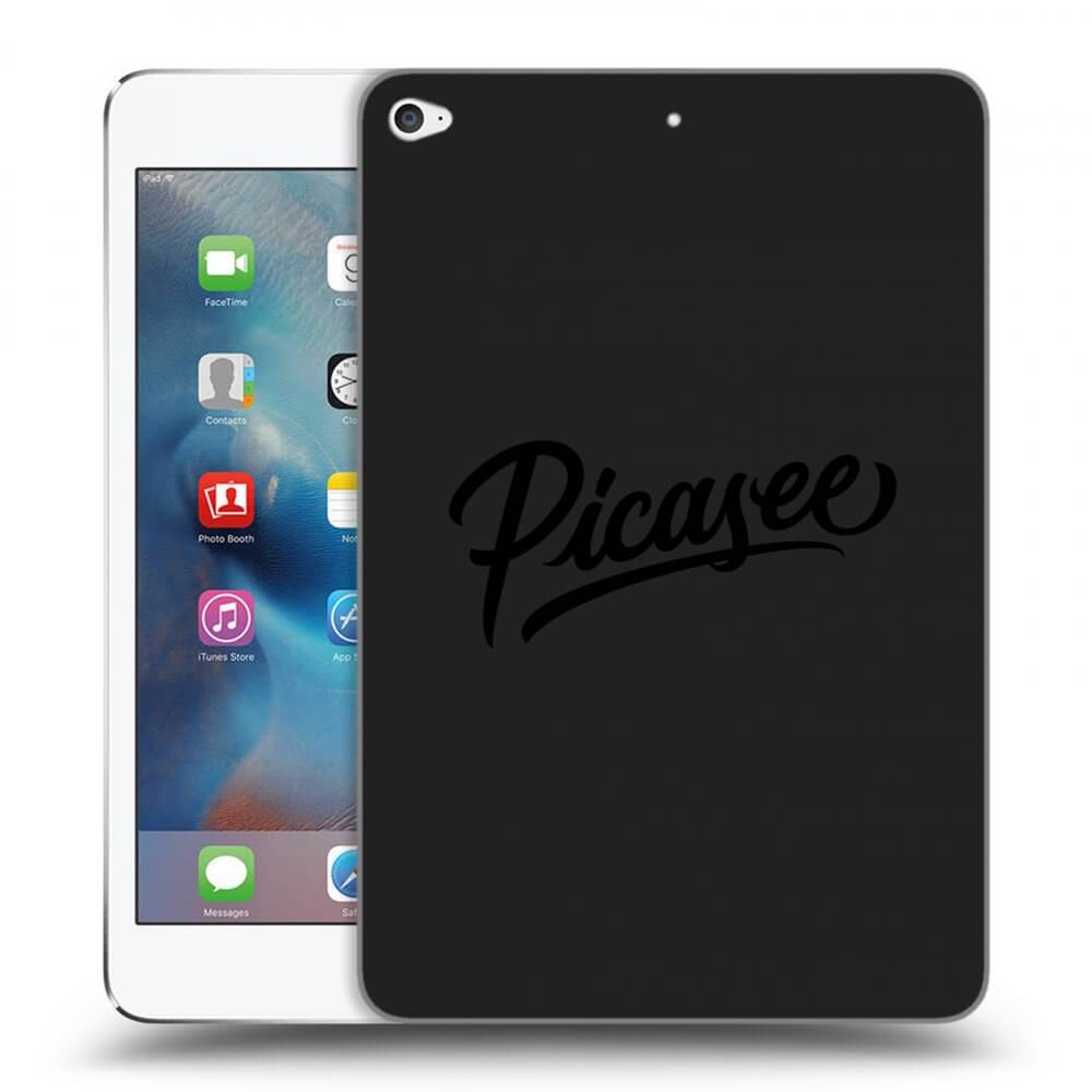 Picasee silikonový černý obal pro Apple iPad mini 4 - Picasee - old logo - black