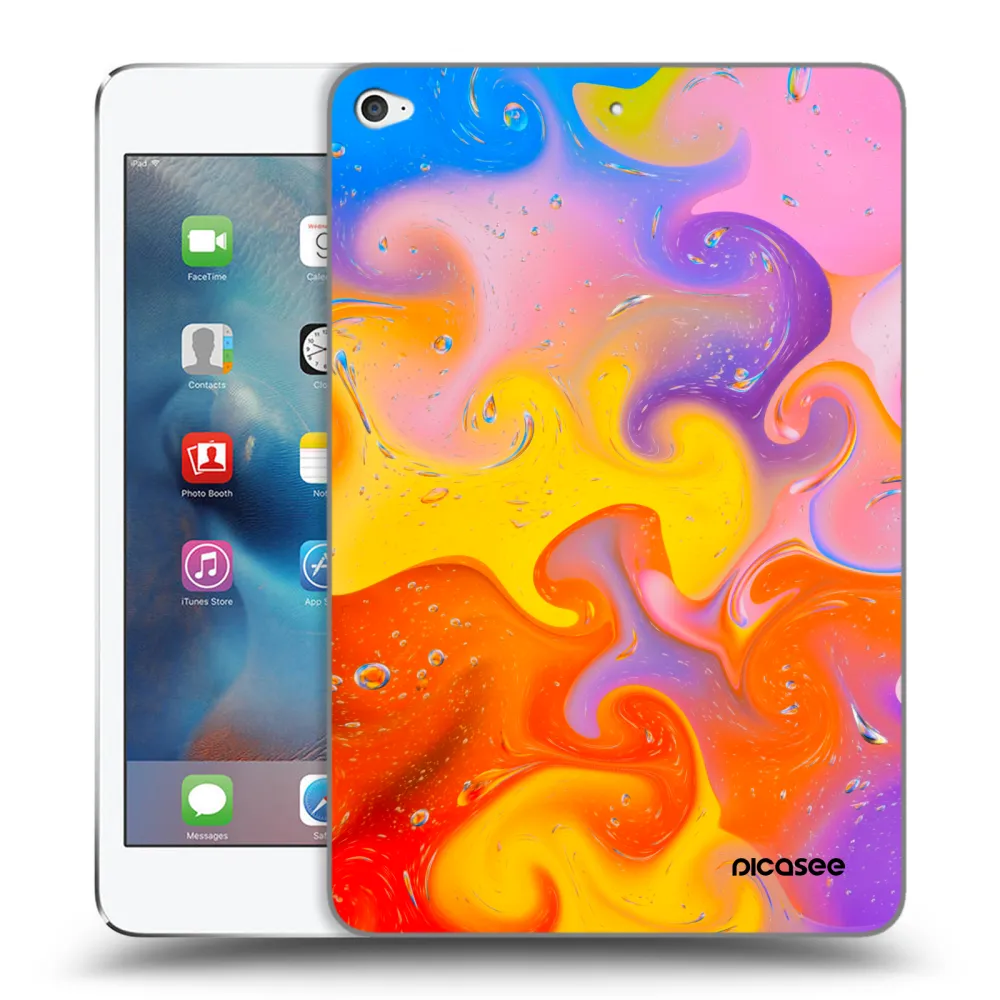 Picasee silikonový průhledný obal pro Apple iPad mini 4 - Bubbles