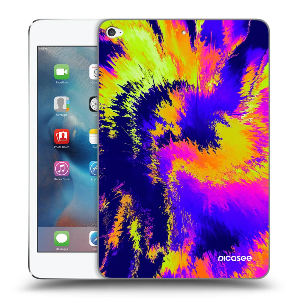 Picasee silikonový průhledný obal pro Apple iPad mini 4 - Burn