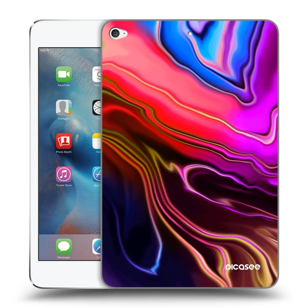 Picasee silikonový průhledný obal pro Apple iPad mini 4 - Electric