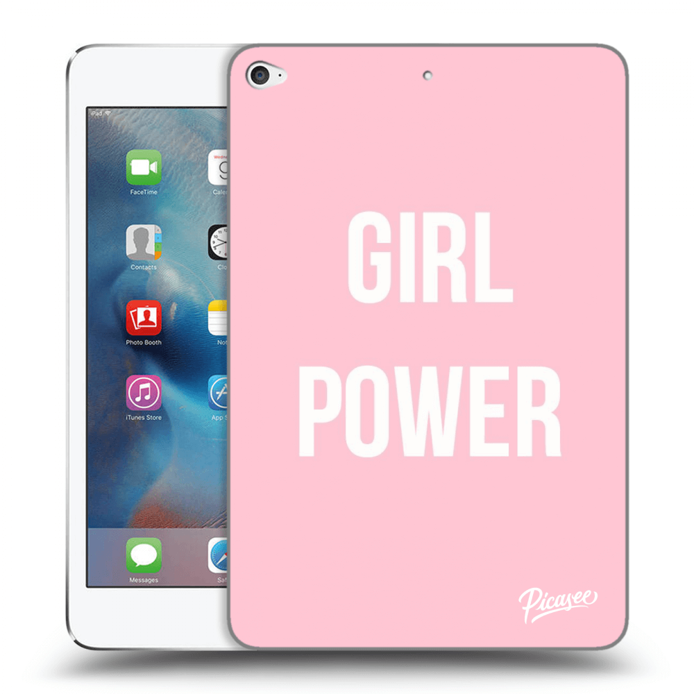 Picasee silikonový průhledný obal pro Apple iPad mini 4 - Girl power