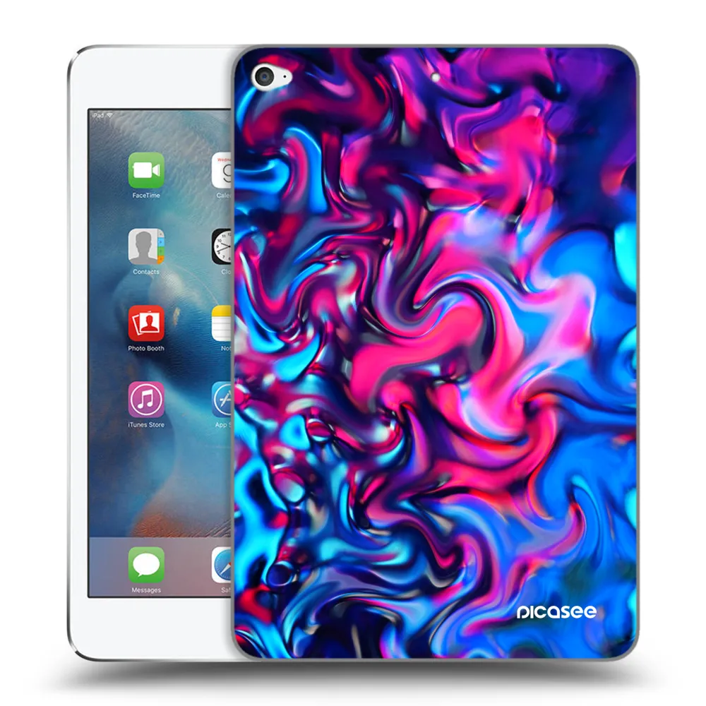 Picasee silikonový průhledný obal pro Apple iPad mini 4 - Redlight
